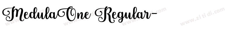 MedulaOne Regular字体转换